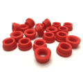 Customizable Hole Bound Round Hollow Rubber Seal Stopper Silicone Plug Grommet, Rubber Stopper rubber cap for tube